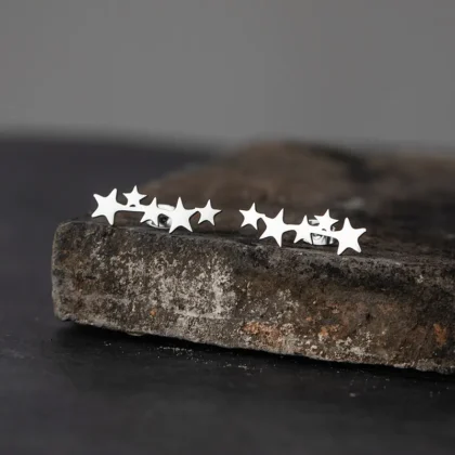 Aretes Hip Hop  "6 estrellas