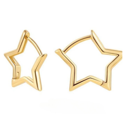 Aretes Hoops de Estrella