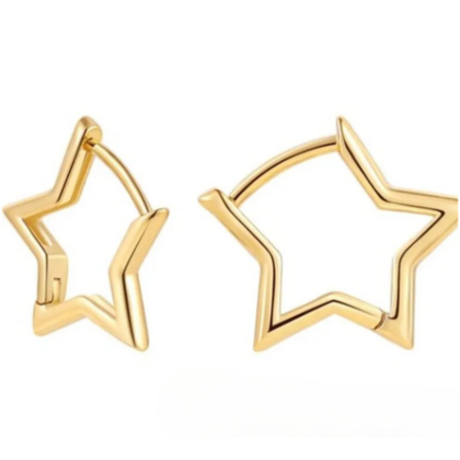 Arete Hoops Forma "Estrella